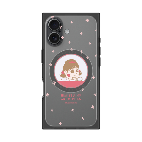 プレミアムスクエアケース with MagSafe［ ひみつのアッコちゃん - アッコちゃん - クリア ］