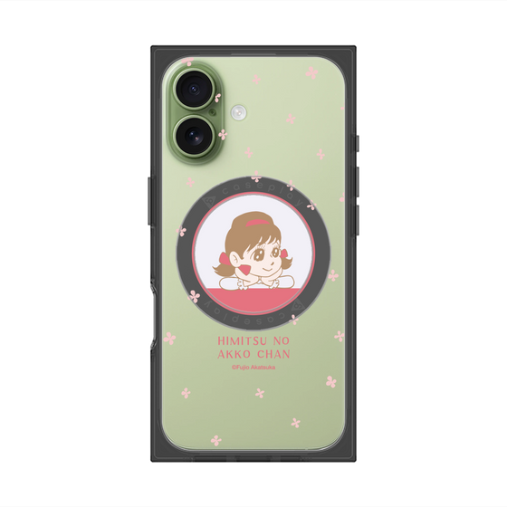 プレミアムスクエアケース with MagSafe［ ひみつのアッコちゃん - アッコちゃん - クリア ］