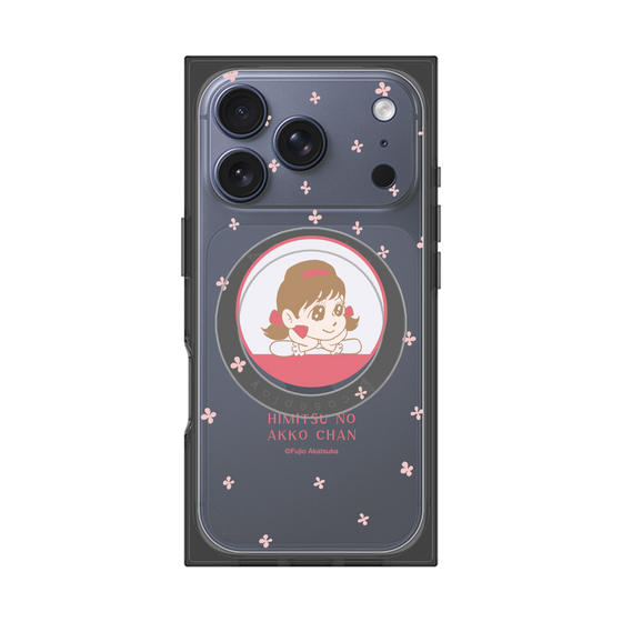 プレミアムスクエアケース with MagSafe［ ひみつのアッコちゃん - アッコちゃん - クリア ］