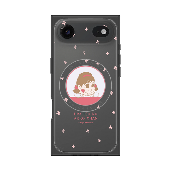 プレミアムスクエアケース with MagSafe［ ひみつのアッコちゃん - アッコちゃん - クリア ］