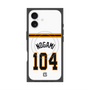 プレミアムスクエアケース with MagSafe［ 読売ジャイアンツ - #104 NOGAMI - ホーム ］