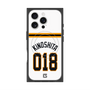 プレミアムスクエアケース with MagSafe［ 読売ジャイアンツ - #018 KINOSHITA - ホーム ］