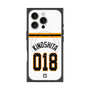プレミアムスクエアケース with MagSafe［ 読売ジャイアンツ - #018 KINOSHITA - ホーム ］