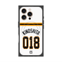 プレミアムスクエアケース with MagSafe［ 読売ジャイアンツ - #018 KINOSHITA - ホーム ］