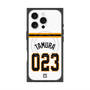 プレミアムスクエアケース with MagSafe［ 読売ジャイアンツ - #023 TAMURA - ホーム ］