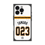 プレミアムスクエアケース with MagSafe［ 読売ジャイアンツ - #023 TAMURA - ホーム ］