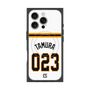 プレミアムスクエアケース with MagSafe［ 読売ジャイアンツ - #023 TAMURA - ホーム ］