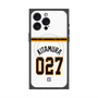 プレミアムスクエアケース with MagSafe［ 読売ジャイアンツ - #027 KITAMURA - ホーム ］