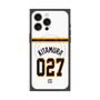 プレミアムスクエアケース with MagSafe［ 読売ジャイアンツ - #027 KITAMURA - ホーム ］