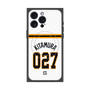 プレミアムスクエアケース with MagSafe［ 読売ジャイアンツ - #027 KITAMURA - ホーム ］