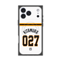 プレミアムスクエアケース with MagSafe［ 読売ジャイアンツ - #027 KITAMURA - ホーム ］