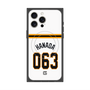 プレミアムスクエアケース with MagSafe［ 読売ジャイアンツ - #063 HANADA - ホーム ］