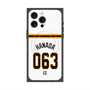 プレミアムスクエアケース with MagSafe［ 読売ジャイアンツ - #063 HANADA - ホーム ］