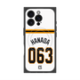 プレミアムスクエアケース with MagSafe［ 読売ジャイアンツ - #063 HANADA - ホーム ］