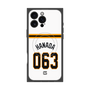 プレミアムスクエアケース with MagSafe［ 読売ジャイアンツ - #063 HANADA - ホーム ］