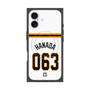 プレミアムスクエアケース with MagSafe［ 読売ジャイアンツ - #063 HANADA - ホーム ］