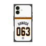 プレミアムスクエアケース with MagSafe［ 読売ジャイアンツ - #063 HANADA - ホーム ］