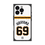 プレミアムスクエアケース with MagSafe［ 読売ジャイアンツ - #69 HIRAYAMA - ホーム ］