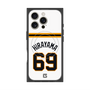 プレミアムスクエアケース with MagSafe［ 読売ジャイアンツ - #69 HIRAYAMA - ホーム ］
