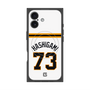 プレミアムスクエアケース with MagSafe［ 読売ジャイアンツ - #73 HASHIGAMI - ホーム ］