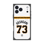 プレミアムスクエアケース with MagSafe［ 読売ジャイアンツ - #73 HASHIGAMI - ホーム ］