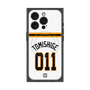 プレミアムスクエアケース with MagSafe［ 読売ジャイアンツ - #011 TOMISHIGE - ホーム ］
