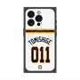 プレミアムスクエアケース with MagSafe［ 読売ジャイアンツ - #011 TOMISHIGE - ホーム ］