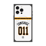 プレミアムスクエアケース with MagSafe［ 読売ジャイアンツ - #011 TOMISHIGE - ホーム ］