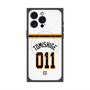 プレミアムスクエアケース with MagSafe［ 読売ジャイアンツ - #011 TOMISHIGE - ホーム ］