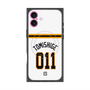 プレミアムスクエアケース with MagSafe［ 読売ジャイアンツ - #011 TOMISHIGE - ホーム ］