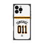 プレミアムスクエアケース with MagSafe［ 読売ジャイアンツ - #011 TOMISHIGE - ホーム ］