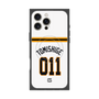 プレミアムスクエアケース with MagSafe［ 読売ジャイアンツ - #011 TOMISHIGE - ホーム ］