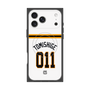 プレミアムスクエアケース with MagSafe［ 読売ジャイアンツ - #011 TOMISHIGE - ホーム ］