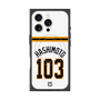 プレミアムスクエアケース with MagSafe［ 読売ジャイアンツ - #103 HASHIMOTO - ホーム ］