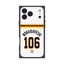 プレミアムスクエアケース with MagSafe［ 読売ジャイアンツ - #106 WAKABAYASHI - ホーム ］