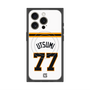 プレミアムスクエアケース with MagSafe［ 読売ジャイアンツ - #77 UTSUMI - ホーム ］