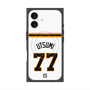 プレミアムスクエアケース with MagSafe［ 読売ジャイアンツ - #77 UTSUMI - ホーム ］