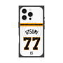 プレミアムスクエアケース with MagSafe［ 読売ジャイアンツ - #77 UTSUMI - ホーム ］