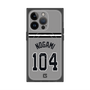 プレミアムスクエアケース with MagSafe［ 読売ジャイアンツ - #104 NOGAMI - ビジター ］