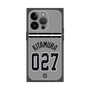 プレミアムスクエアケース with MagSafe［ 読売ジャイアンツ - #027 KITAMURA - ビジター ］