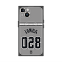 プレミアムスクエアケース with MagSafe［ 読売ジャイアンツ - #028 TOMIDA - ビジター ］