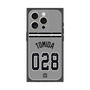 プレミアムスクエアケース with MagSafe［ 読売ジャイアンツ - #028 TOMIDA - ビジター ］
