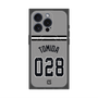 プレミアムスクエアケース with MagSafe［ 読売ジャイアンツ - #028 TOMIDA - ビジター ］