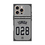 プレミアムスクエアケース with MagSafe［ 読売ジャイアンツ - #028 TOMIDA - ビジター ］