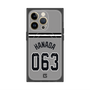 プレミアムスクエアケース with MagSafe［ 読売ジャイアンツ - #063 HANADA - ビジター ］