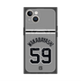 プレミアムスクエアケース with MagSafe［ 読売ジャイアンツ - #59 WAKABAYASHI - ビジター ］