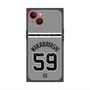 プレミアムスクエアケース with MagSafe［ 読売ジャイアンツ - #59 WAKABAYASHI - ビジター ］