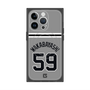 プレミアムスクエアケース with MagSafe［ 読売ジャイアンツ - #59 WAKABAYASHI - ビジター ］
