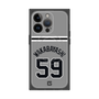 プレミアムスクエアケース with MagSafe［ 読売ジャイアンツ - #59 WAKABAYASHI - ビジター ］
