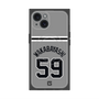 プレミアムスクエアケース with MagSafe［ 読売ジャイアンツ - #59 WAKABAYASHI - ビジター ］
